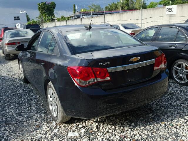 1G1PA5SHXF7164862 - 2015 CHEVROLET CRUZE LS BLACK photo 3