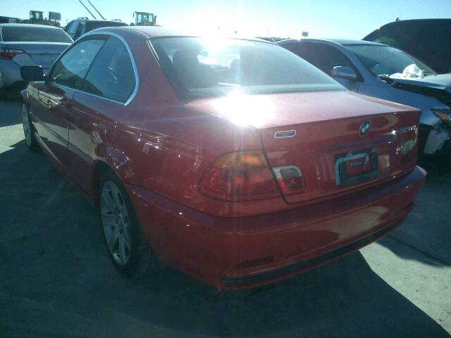 WBABM3343YJN81347 - 2000 BMW 323 CI RED photo 3