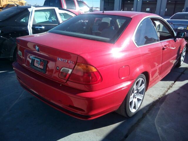 WBABM3343YJN81347 - 2000 BMW 323 CI RED photo 4
