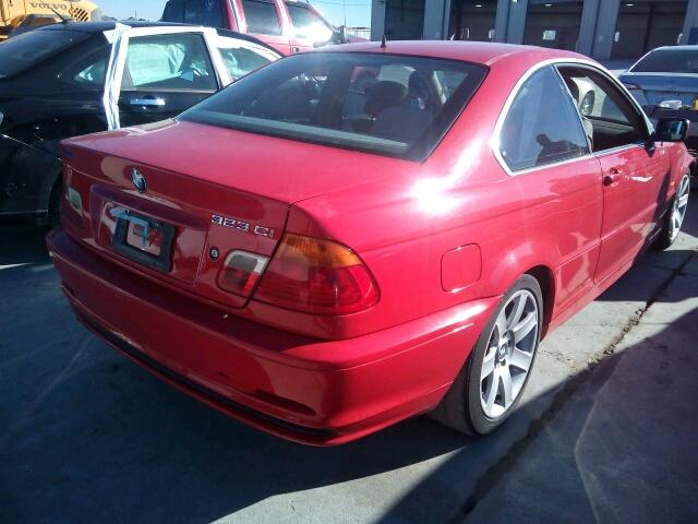 WBABM3343YJN81347 - 2000 BMW 323 CI RED photo 4