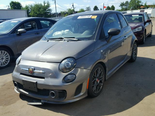 3C3CFFHH2DT634108 - 2013 FIAT 500 SPORT GRAY photo 2