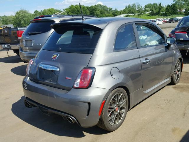 3C3CFFHH2DT634108 - 2013 FIAT 500 SPORT GRAY photo 4