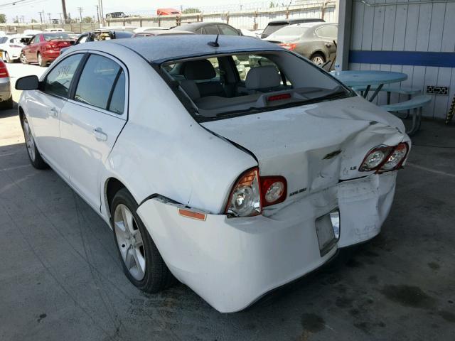 1G1ZG57B29F150069 - 2009 CHEVROLET MALIBU LS 白色 照片 3