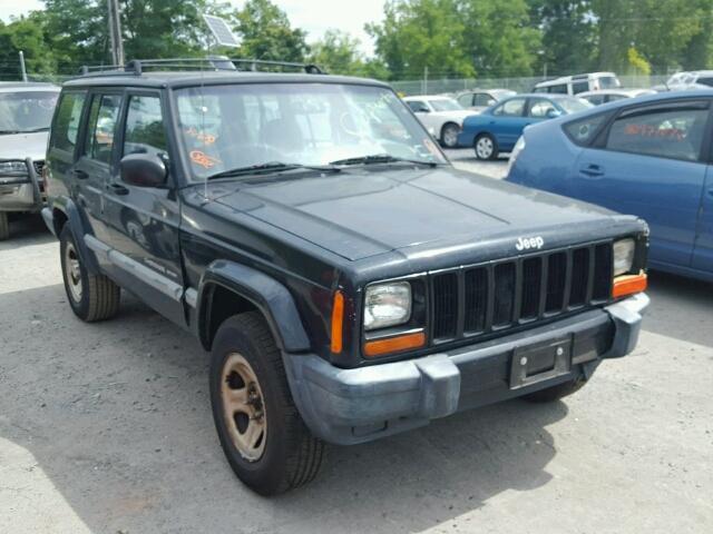 1J4FF48S71L521927 - 2001 JEEP CHEROKEE S BLACK photo 1