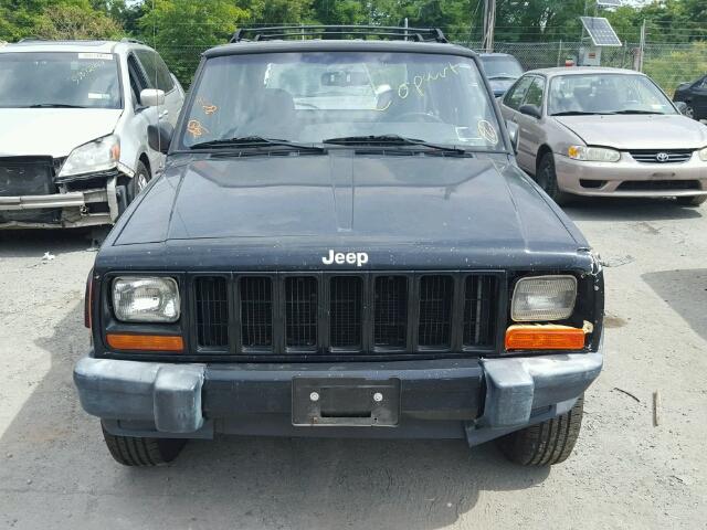 1J4FF48S71L521927 - 2001 JEEP CHEROKEE S BLACK photo 9