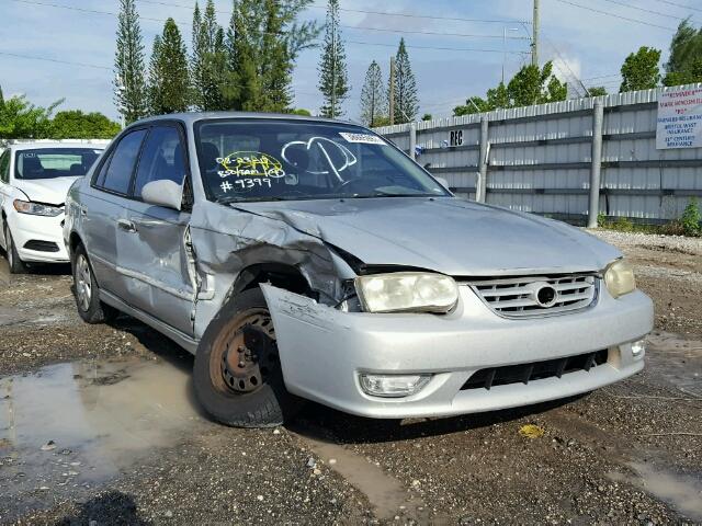 2T1BR12E92C569399 - 2002 TOYOTA COROLLA CE SILVER photo 1