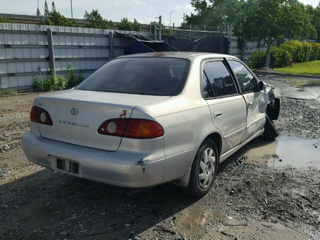 2T1BR12E92C569399 - 2002 TOYOTA COROLLA CE SILVER photo 4