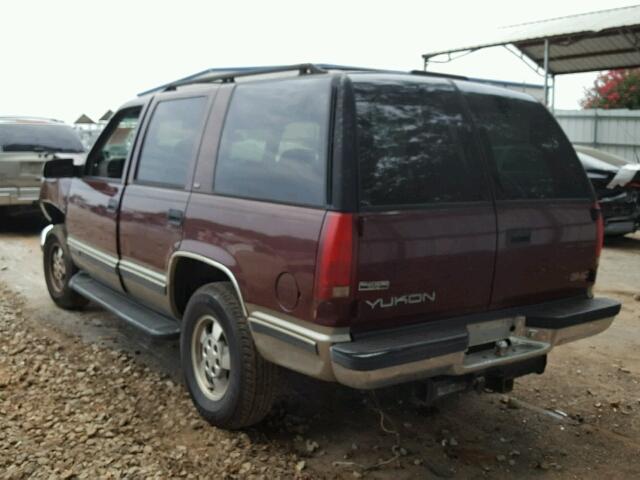 1GKEK13R7XR508413 - 1999 GMC DENALI MAROON photo 3