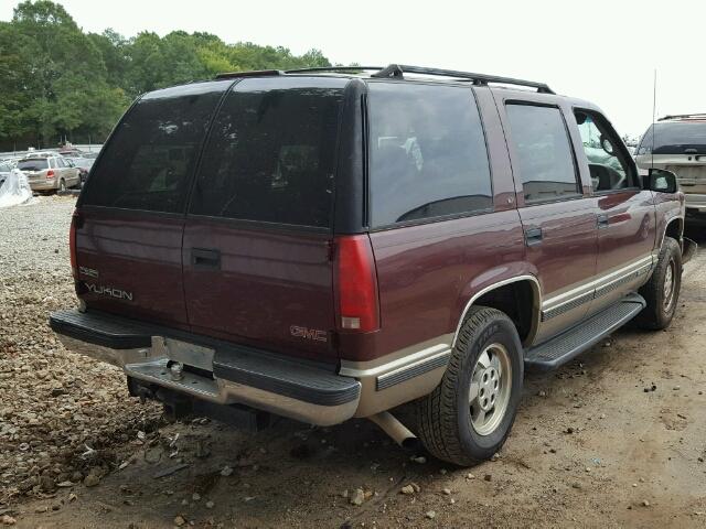 1GKEK13R7XR508413 - 1999 GMC DENALI MAROON photo 4