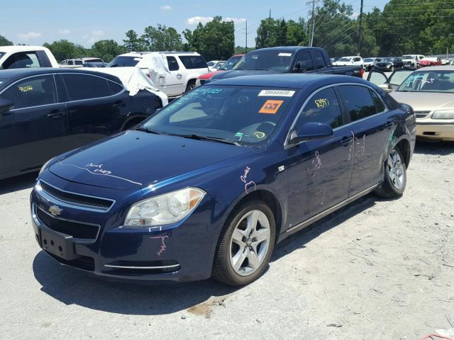 1G1ZH57B484217665 - 2008 CHEVROLET MALIBU 1LT 蓝色 照片 2