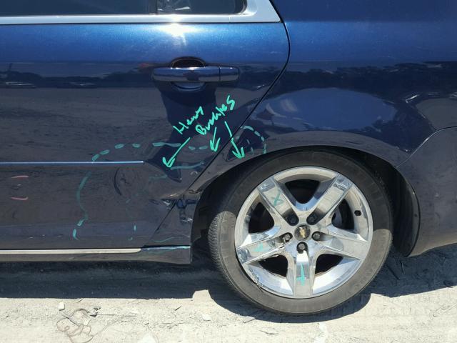 1G1ZH57B484217665 - 2008 CHEVROLET MALIBU 1LT 蓝色 照片 9