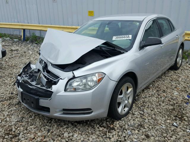 1G1ZG57N994216638 - 2009 CHEVROLET MALIBU LS ვერცხლისფერი ფოტო 2