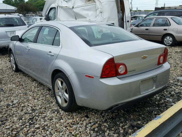 1G1ZG57N994216638 - 2009 CHEVROLET MALIBU LS ვერცხლისფერი ფოტო 3