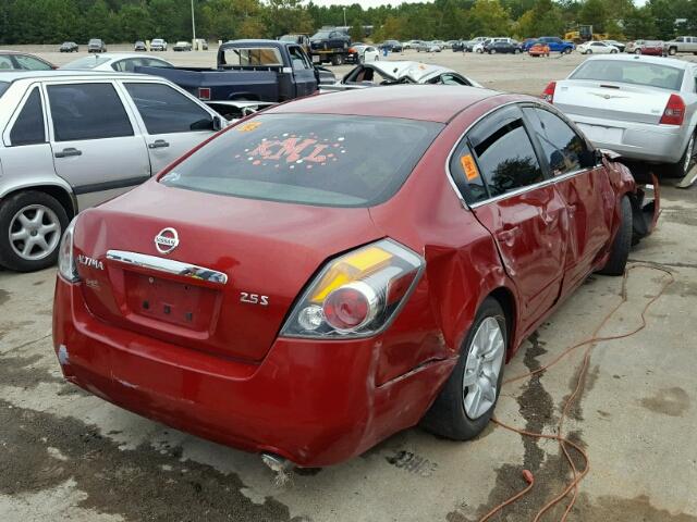 1N4AL21E49N462813 - 2009 NISSAN ALTIMA 2.5 BURGUNDY photo 4