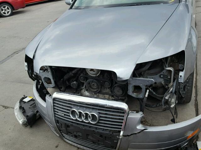 WAUDH74F87N116526 - 2007 AUDI A6 GRAY photo 10