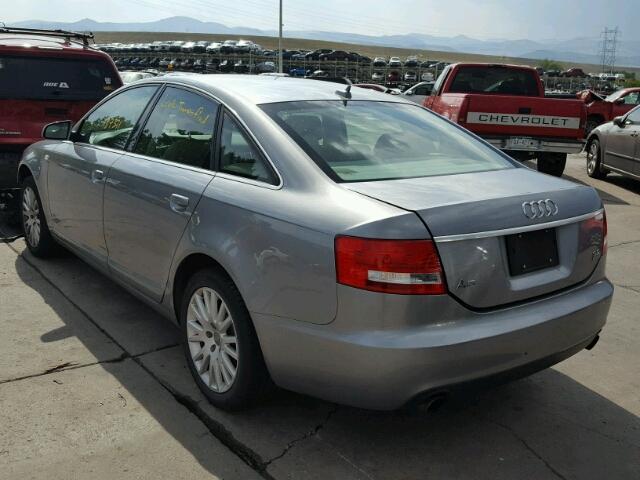 WAUDH74F87N116526 - 2007 AUDI A6 GRAY photo 3