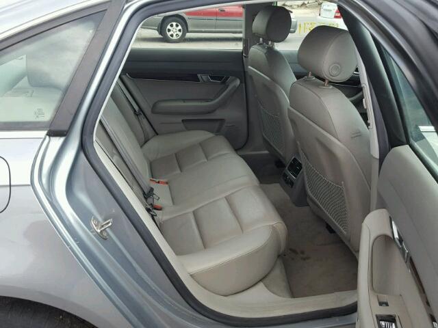 WAUDH74F87N116526 - 2007 AUDI A6 GRAY photo 6