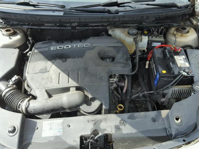 1G1ZB5EB2AF147016 - 2010 CHEVROLET MALIBU LS GOLD photo 7