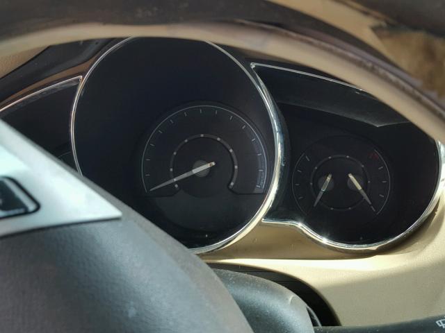 1G1ZB5EB2AF147016 - 2010 CHEVROLET MALIBU LS GOLD photo 8