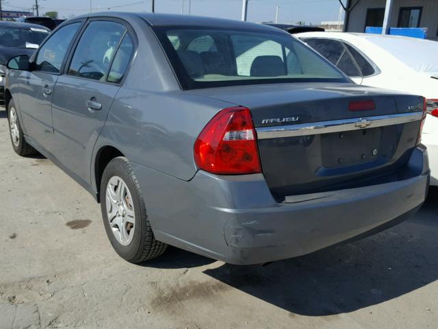 1G1ZS57F67F266681 - 2007 CHEVROLET MALIBU LS 灰色 照片 3