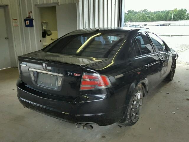 19UUA765X8A022539 - 2008 ACURA TL TYPE S BLACK photo 4