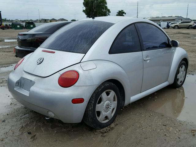 3VWCS21C01M420963 - 2001 VOLKSWAGEN NEW BEETLE 灰色 照片 4