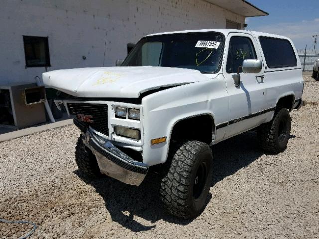 1GKEV18K1LF519924 - 1990 GMC JIMMY V15 WHITE photo 2