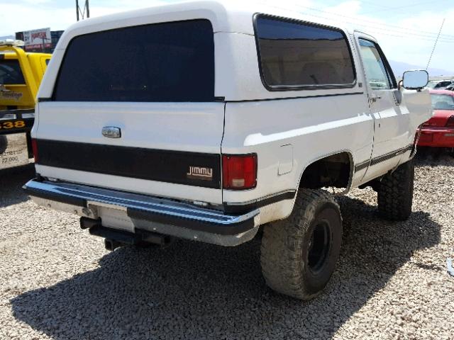 1GKEV18K1LF519924 - 1990 GMC JIMMY V15 WHITE photo 4