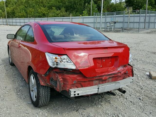 2HGFG11877H581486 - 2007 HONDA CIVIC EX 红色 照片 3