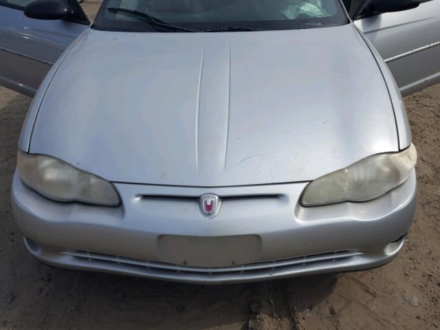 2G1WW12E519120738 - 2001 CHEVROLET MONTE CARL ვერცხლისფერი ფოტო 7