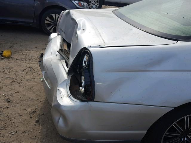 2G1WW12E519120738 - 2001 CHEVROLET MONTE CARL ვერცხლისფერი ფოტო 9