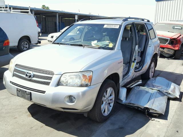 JTEEW21A060011074 - 2006 TOYOTA HIGHLANDER SILVER photo 2