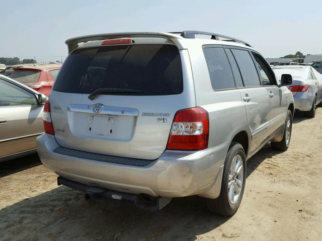 JTEEW21A060011074 - 2006 TOYOTA HIGHLANDER SILVER photo 5