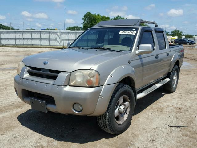 1N6ED27Y11C318868 - 2001 NISSAN FRONTIER C GOLD photo 2