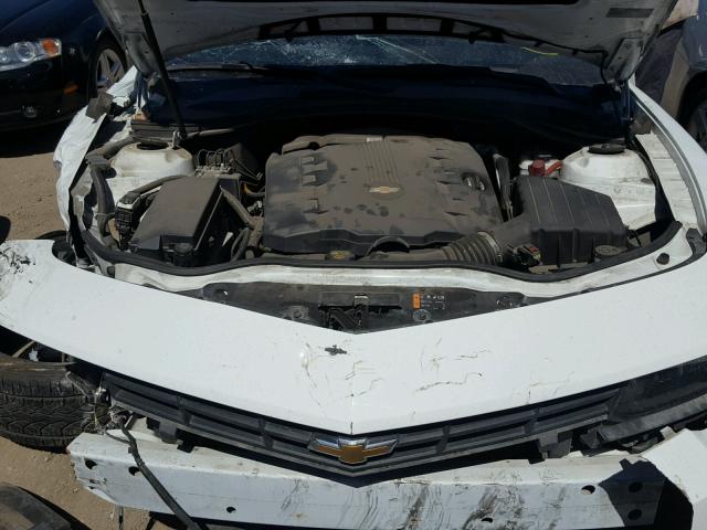 2G1FD1E31F9111901 - 2015 CHEVROLET CAMARO LT WHITE photo 7