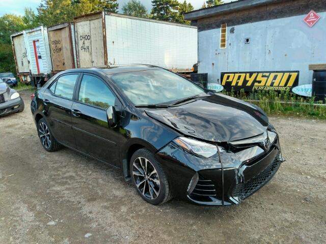 2T1BURHE9HC755084 - 2017 TOYOTA COROLLA BLACK photo 1