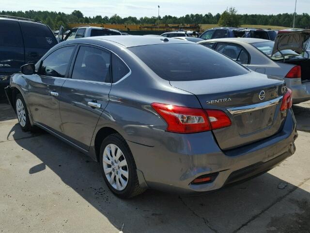 3N1AB7AP4GL652641 - 2016 NISSAN SENTRA S SILVER photo 3