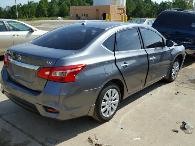 3N1AB7AP4GL652641 - 2016 NISSAN SENTRA S SILVER photo 4