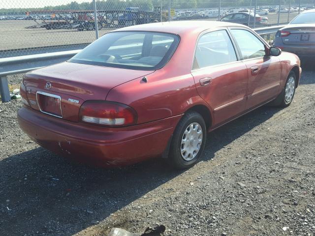 1YVGF22C2X5812164 - 1999 MAZDA 626 ES RED photo 4