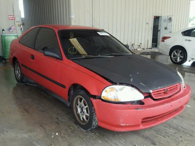 1HGEJ7221VL096531 - 1997 HONDA CIVIC HX RED photo 1