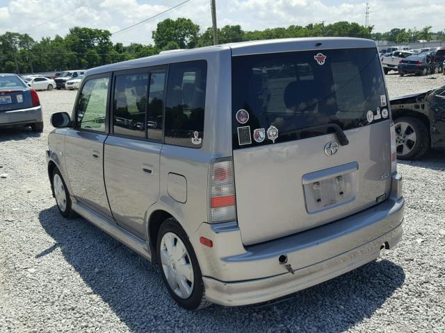 JTLKT324364094673 - 2006 TOYOTA SCION XB Grau Foto 3