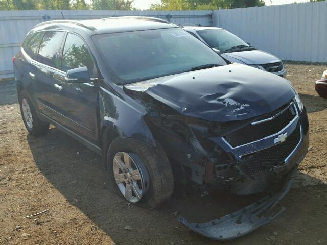 1GNKRGED3CJ129746 - 2012 CHEVROLET TRAVERSE L BLUE photo 1