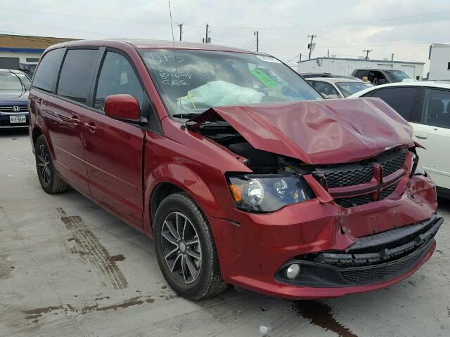 2C4RDGEG2FR682808 - 2015 DODGE GRAND CARA MAROON photo 1