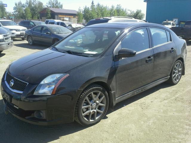 3N1CB6AP8AL688164 - 2010 NISSAN SENTRA SE- BLACK photo 2