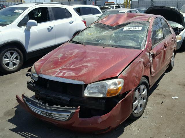 KNAFE122985577704 - 2008 KIA SPECTRA EX RED photo 9