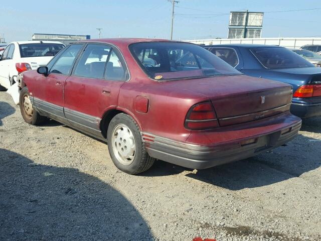 1G3HY53L7NH317667 - 1992 OLDSMOBILE 88 ROYALE RED photo 3