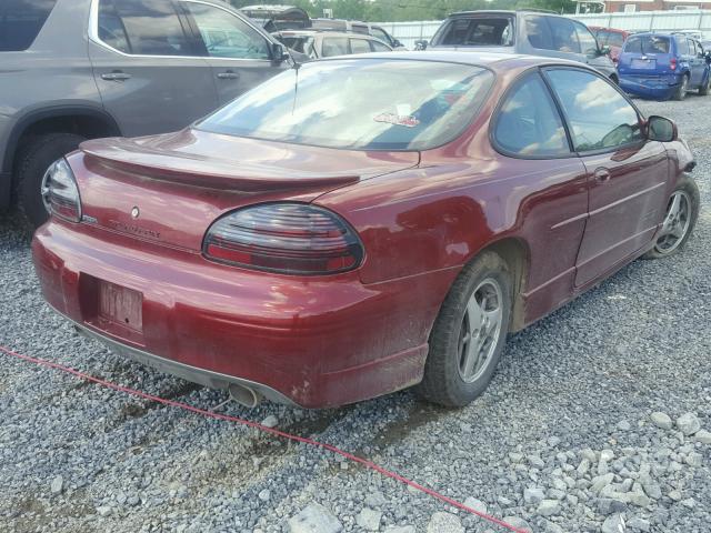 1G2WR12132F261381 - 2002 PONTIAC GRAND PRIX MAROON photo 4