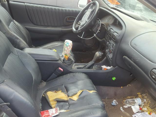 1G2WR12132F261381 - 2002 PONTIAC GRAND PRIX MAROON photo 5
