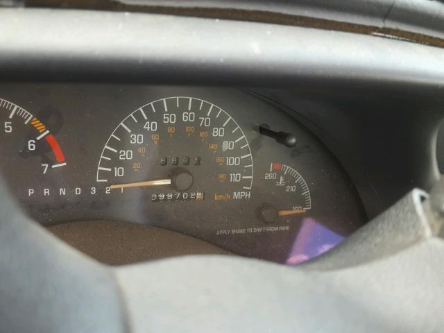 1G2WR12132F261381 - 2002 PONTIAC GRAND PRIX MAROON photo 8