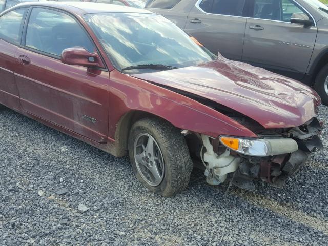1G2WR12132F261381 - 2002 PONTIAC GRAND PRIX MAROON photo 9